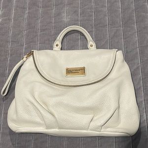 Marc Jacobs White Leather Backpack